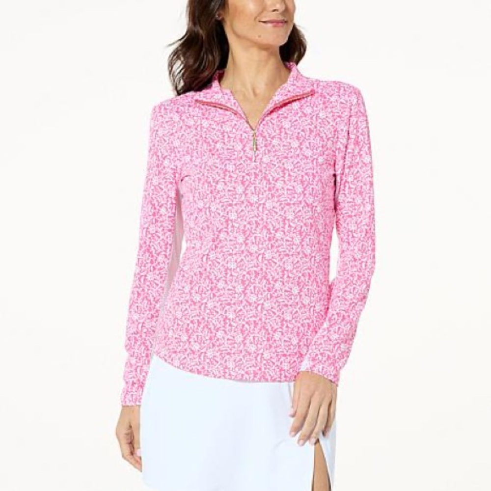 Cabana Life Half-Zip Sport Top UV Protection NWT $104